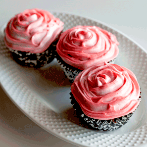 Image - Chocolate Rose Cupcakes | A Decadent Valentine’s Day Dessert
